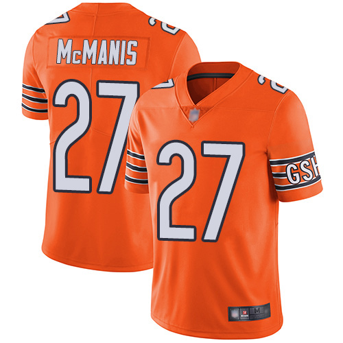 Chicago Bears Limited Orange Men Sherrick McManis Alternate Jersey NFL Football #27 Vapor Untouchable